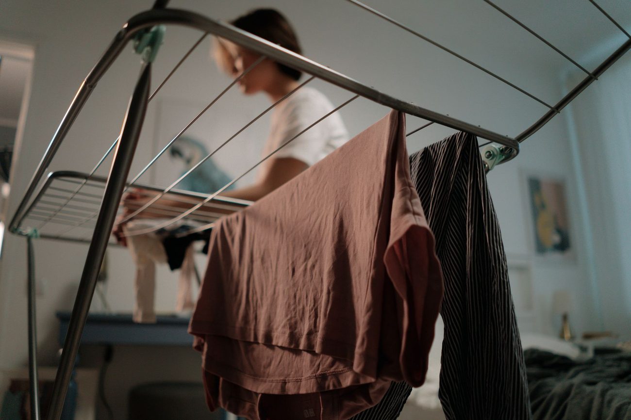 De was drogen zonder droger (meestal): ons systeem in een rijtjeshuis